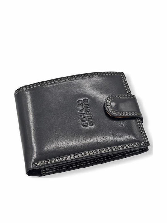 Leather Men's Wallet Classic Black