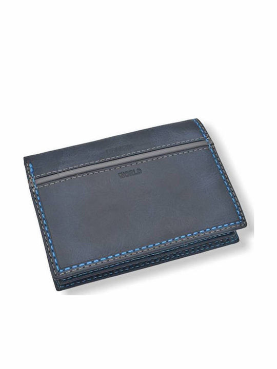 Klein Leder Damen Geldbörse Klassisch Blau