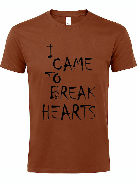 Unisex T-shirt "I Came To Break Hearts" Terracotta