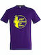 Unisex T-Shirt "007 Lizenziert Zum Grillen Barbecue Meister" Dunkles Lila