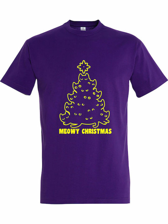 Unisex T-Shirt "Meowy Christmas Christmas Cats"...