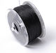 Polyester Nähfaden Miyuki Rocaï Schwarz 0.1mm 50 Meter