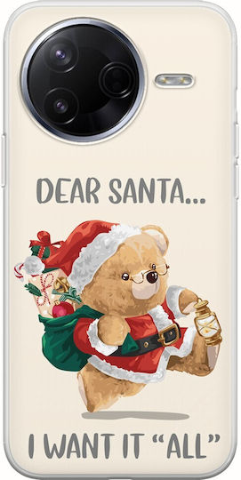 Weihnachten Bär Liebe Santa Xiaomi Poco F7 Pro 5g Flexible Tpu Transparente Silikonhülle