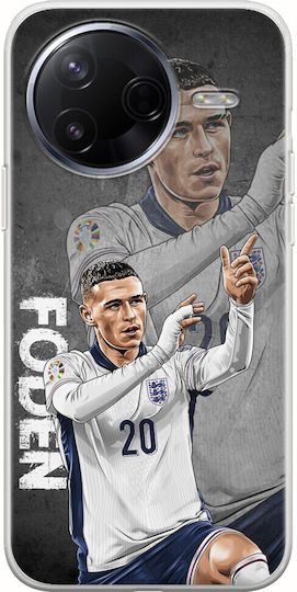 Euro 2024 Phil Foden Xiaomi Poco F7 Pro 5g Гъвкав TPU Прозрачен Силикон
