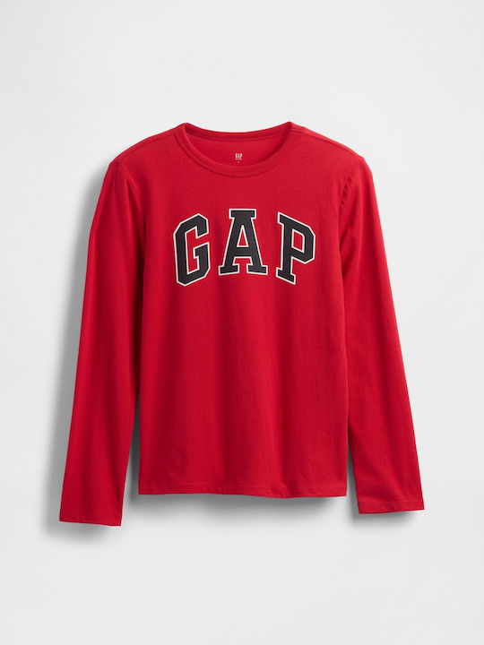GAP Kinderhemd Langarm Modern Red Logo
