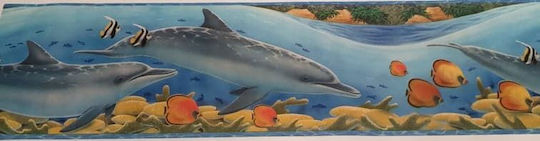 Kinder Wandsticker Wand Wandbordüre