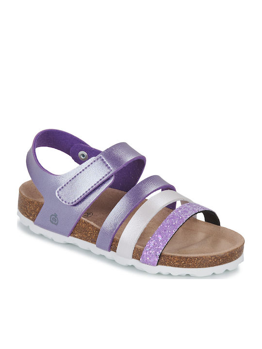 Citrouille et Compagnie Zellie Flieder Kindersandalen