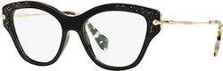 Miu Miu Mu07ov 1ab101 52 Rame Ochelari
