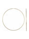 Earrings Hoops made of Gold 14K