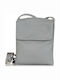 Leder Damen Handtaschen Schulter Crossbody Grau