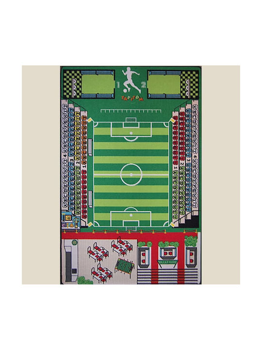Tapitom Παιδικό Χαλί Ποδόσφαιρο Πράσινο 133x200cm