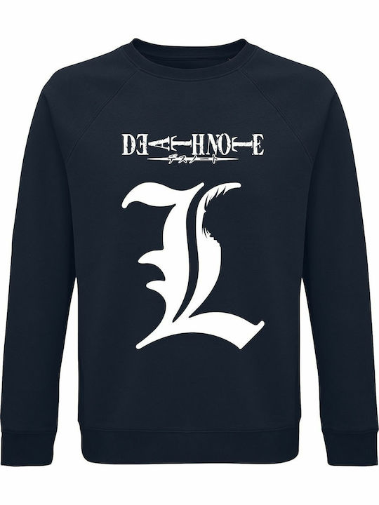 Sweatshirt Unisex Organic " Death Note L Manga ...