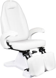 Elegant Furniture Pedicure Chair White with Adjustable Height Elegant Furniture Pedicure Chair White with Adjustable Height