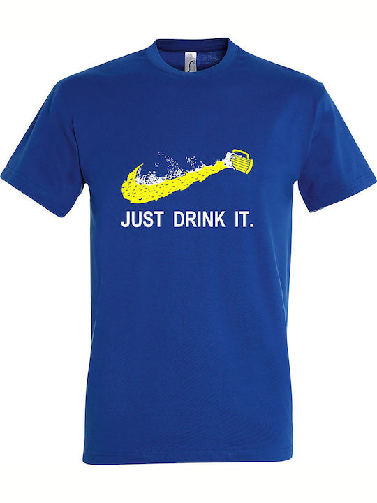 T-shirt Unisex " Just Drink It Beer Lover " Roy...