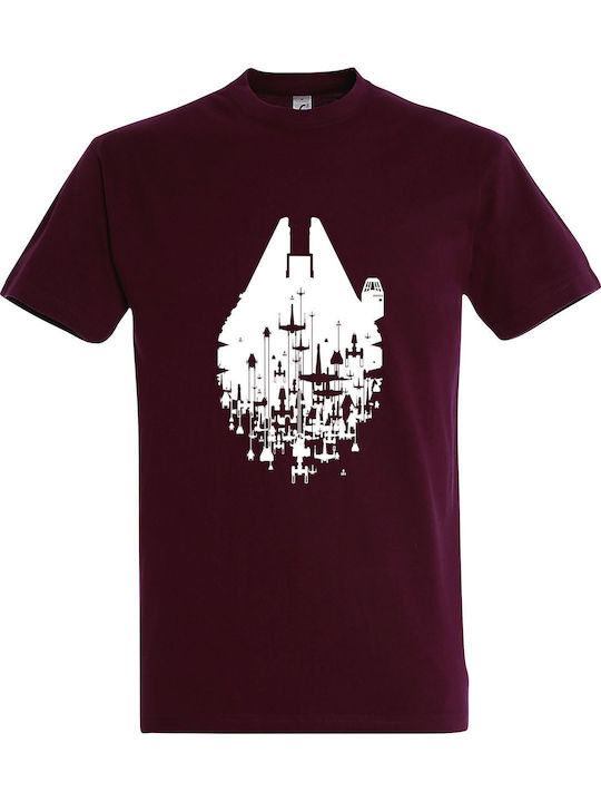 Unisex T-shirt Star Wars Spaceships Millennium ...