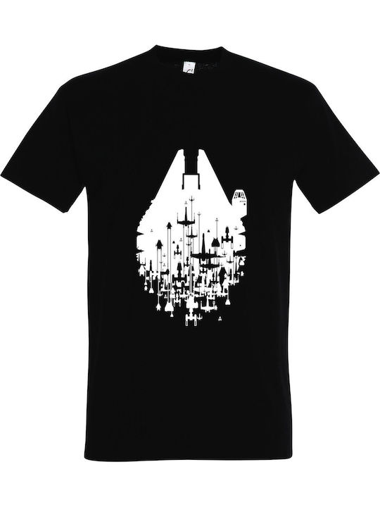 Unisex T-shirt Star Wars Spaceships Millennium ...