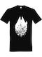 T-shirt Unisex " Star Wars Spaceships Millennium Falcon " Black