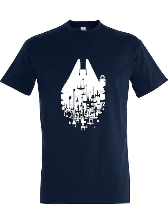 Unisex T-shirt Star Wars Spaceships Millennium ...