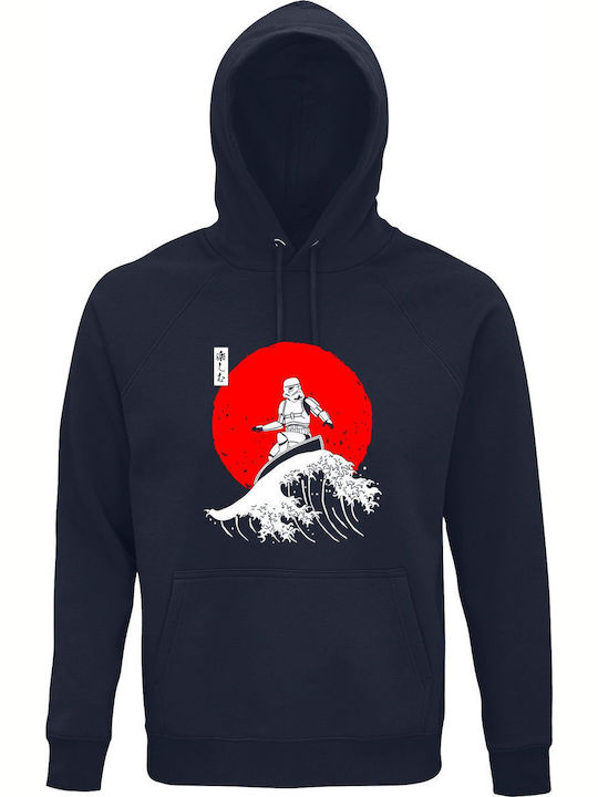 Hoodie Unisex Organic " Empire Wave Star Wars "...