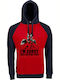 Unisex Kapuzenpulli Bio-Baumwolle "I Am Sorry Did I Offened You Deadpool" Rote Marine