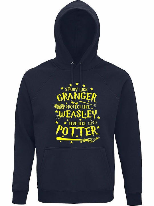 Hoodie Unisex Organic " Study Like Granger Prot...