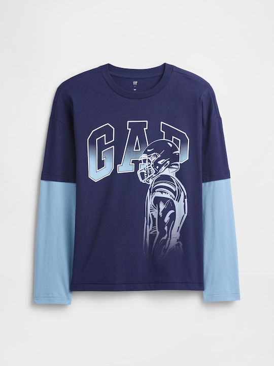 Kids' Shirt Long Sleeve New Navy