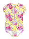 Rufflebutts Costum De Baie Pentru Copii Întreg Antisolar Uv 50+ Daisy Delight