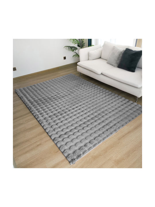 Beauty Home Χαλί Αντιολισθητικό Γούνινο 67x140cm Γκρι Beauty Home Χαλί Αντιολισθητικό Γούνινο 67x140cm Γκρι