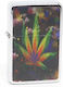 Metal Flint Lighter 663-1034 Cannabis A Gentelo