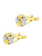 Ascot Manschettenknöpfe Zweifarbige Stahl 61/1419βα