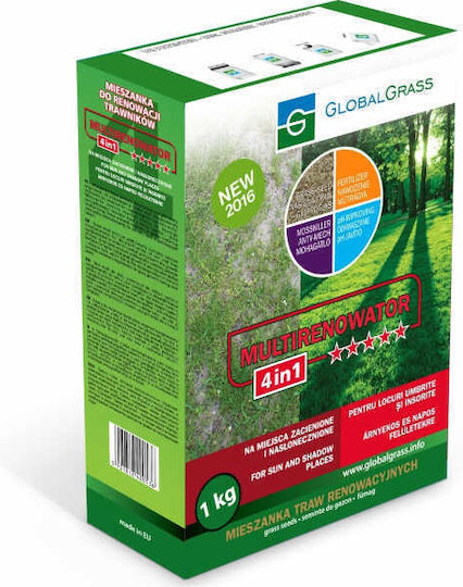 Global Grass Γκαζόν Ανανέωσης 4 1 1kg Μείγμα Σπόρων