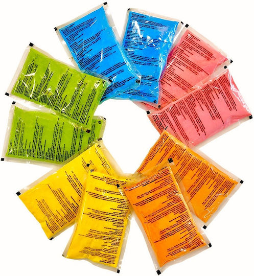 Σακουλάκια Holi Powder 70 Γρ Πολύχρωμη Πούδρα Σετ 10 Τεμ