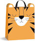 interDRUK Friends Tiger Χάρτινη Τσάντα για Δώρο Πορτοκαλί 33x17x45εκ.