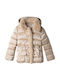 Kids' Casual Jacket Double Sided with Hood Beige