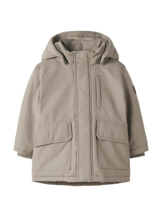 Name It Parka pentru Copii cu Căptușeală și Glu...