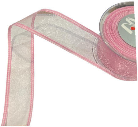 Markas Κορδέλα Οργαντέ Γαζί 38mmx9m Light Pink 48363