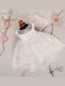 Piccolo Bambino Baptism Dress for Girls 607-40 White