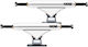 Iron Skateboard Trucks Iron 139mm High White White-irtr0021a015-white