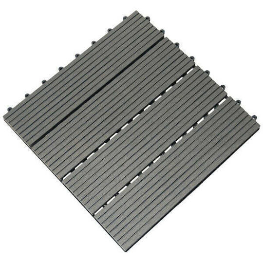 Forestar Decking Tiles 11 WPC Grey 30x30cm 1m²