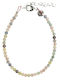 Theodora's Jewellery Women's Bracelet Multicolored Wool from Stainless Steel