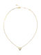 Guess Necklace with design Heart from Gold Plated Steel