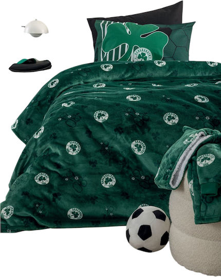 Palamaiki Blanket Panathinaikos Green 220x160cm