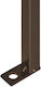 Arc Metalic De Grădină Pentru Flori Cățăritoare Bronz Dimensiuni 224 X 110 X 41 Cm Relaxdays