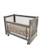 Hanah Home Babybett Grau mit Matratze 68x127cm