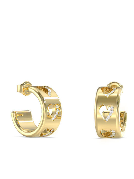 Guess Guess Ohrringe Aus Stahl Vergoldet Mit Diamant