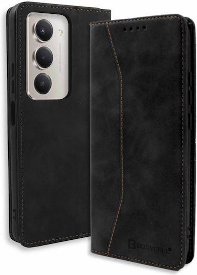 Bodycell Книга Изкуствена кожа / Кожа Черен (Redmi 15)