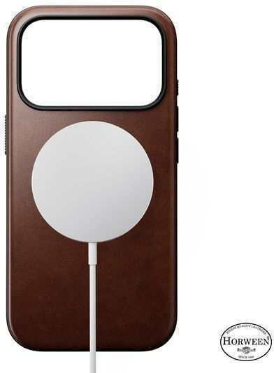 Nomad 360 Full Cover Δερμάτινο / Σιλικόνης 0.85mm με Λουράκι Καφέ (iPhone 17 Pro Max)