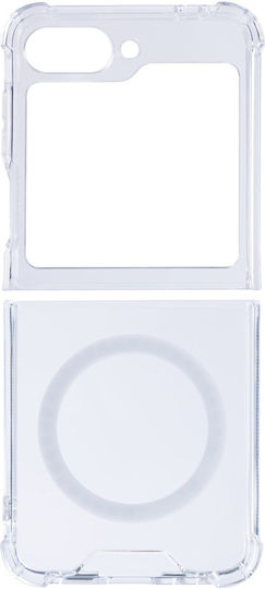 Rixus Umschlag Rückseite Transparent (Galaxy Z Flip6)