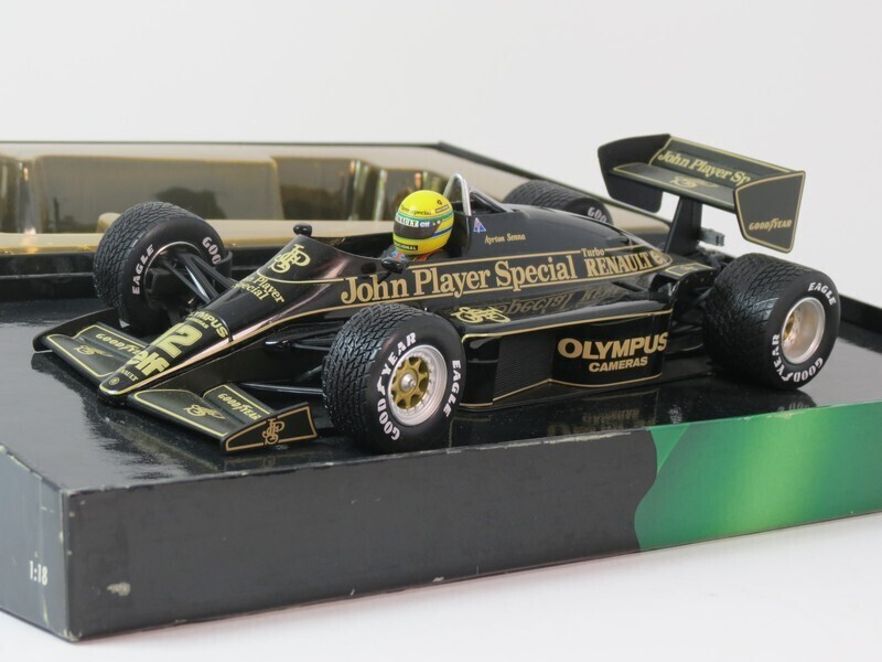 1/18 Lotus Renault 97t Nr.12 Ayrton Senna Winner GP Portugal 1985