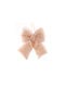 Hängender Bogen Ornament Stoff Rosa
